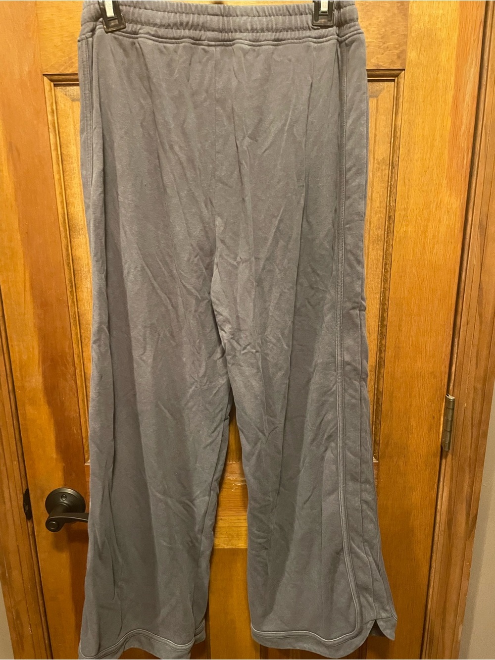 Amazon Wide-Leg Lounge Pants in Gray